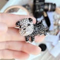Miniatyrbillede 3 af 4: IC Initiale Øreringe til Piger Kvinder, 925 Sterling Sølv Post Hypoallergen Små Huggie Hoop Øreringe Guldbelagt Cubic