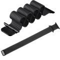 Miniatyrbillede 5 af 5: IC Milanese Loop Metal Armbånd Apple Watch 41/40/38 mm - Sort Sort Sort