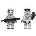 Miniatyrbillede 4 af 5: IC Clone Troopers Commander Minifigur Star Wars Byggesten