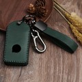 Miniatyrbillede 1 af 2: Egnet til Volvo XC60 nøgleetui s90 s60l XC90 xc40 v40 bilspænde etui læder high-end sortgrøn IC