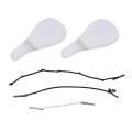 Miniatyrbilde 2 av 4: IC Transparent Ansiktstejp med Elastiska Band - 40-pack Transparent
