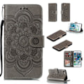 Pikkukuva 1 / 5: IC iPhone 7/8/SE (2020/2022) - Mandala Lompakko Kotelo - Harmaa