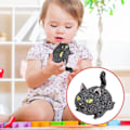 Miniatyrbild 4 av 11: 4 st Nyp Arg Katt Söt Djurleksak Kattformad Squeeze Stress Relief Ball Dekompressionsartefakt Vent Leksak Squeeze Djurleksaker Barnpresent
