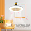 Pikkukuva 3 / 5: IC Smart Fjärrkontroll LED Fläktlampa E27 Skruvport Justerbar Lig Switch White