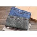 Miniatyrbild 4 av 5: IC baellerry lång dragkedja för män plånbok PU läder clutch business casual ungdom clutch mörkblå blue