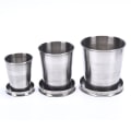 Miniatyrbilde 3 av 5: IC Rustfritt sammenleggbar kopp rustfritt sammenleggbar innfellbar 75ml