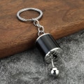 Miniatyrbillede 4 af 5: 5 stk Dæk Nøglering Justerbar Skiftenøgle Gear Nøglering Bil Turbo Gear IC