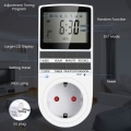 Miniatyrbilde 2 av 5: IC Digital timer 16A / 3680W Stikkontakt 16 konfigurerbar