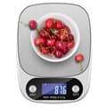 IC Köksvåg Digital Multifunktionsmatvåg, 5 kg, Rostfritt Stål (Batterier Ingår)