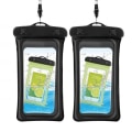 Miniatyrbillede 1 af 5: IC Flydende Vandafvisende Mobiltelefonpose Universal Sort