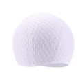 Miniatyrbilde 1 av 5: IC Cap i bobbelform for å redusere vannmotstand, gjenbrukbar cap for kvinner og menn Hold frisyren uendret - hvit