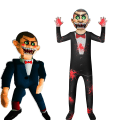Miniatyrbilde 2 av 4: IC Halloween Robloxing Fancy Kostymer Barn Spandex Kläder För Barn Kostym Mask Flickor Pojkar Jul Body Skräck Cosplay Set V MinecrafteEr 3-4T(110)
