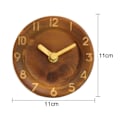 Miniatyrbild 3 av 5: IG Kreativ väckarklocka i massivt trä Mode tränål Mute Walnut