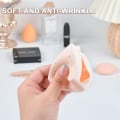 Pikkukuva 4 / 5: IC Triangel Puderpuff Fodral, Andas Silikon Makeup Svamp Rosa