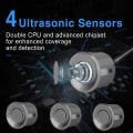 Miniatyrbillede 3 af 5: IC Bil baksensor, automatisk parkeringssystem bagradar