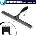 Miniatyrbild 2 av 5: IC Duschsqueegee, universal squeegee i rostfritt stål för badrum, duschdörrar, speglar, kakel och bilfönster