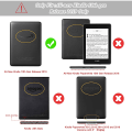 Miniatyrbilde 2 av 5: IC-etui for helt ny Kindle 2019, slank cover med automatisk søvn/våknefunksjon, malt etui (10. generasjon 2019) - Stjernehimmel