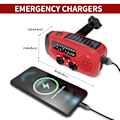 Pikkukuva 11 / 11: Vevradio med solceller, ficklampa och 2000mAh powerbank