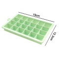 Miniatyrbilde 2 av 5: Isbitbrettsett med 2, Easy Release 24 fleksible former med avtakbart lokk