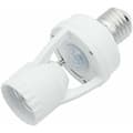 Miniatyrbild 1 av 4: 360° PIR Rörelsesensor Ljussockel E27 Rörelsesensor Glödlampshållare Säkerhetsdetektering E27 Rörelsesensor