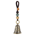 Miniatyrbillede 1 af 2: Bilhæng Fengshui Element Nøglering Klokke Charm Fengshui Vindklokke Drømmfang Tiny Bell Housebreaking Bells (10X2.7X2.7CM, Bronze) IC