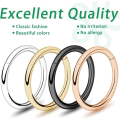 Miniatyrbilde 5 av 5: IC Nese-ring for kvinner og menn, Kucheed 316L Kirurgisk Stål Sleeper Hoop Ørepynt Septum Clickers Hengslet Segment Ring 10 mm, allergivennlig