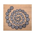 Pikkukuva 5 / 5: IC 100 suuria mustia nappeja DIY-ompelemiseen (25 mm)