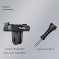 Pikkukuva 5 / 5: IC Korkea Laatu Magneettinen Kaksiladattava Adapteri Alumiiniseos Action C Musta A1