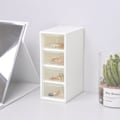 Miniatyrbild 4 av 5: IC Desktop Kosmetisk Förvaringslåda 4 Lådor Case Smal