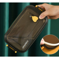 Miniatyrbilde 3 av 3: IC Flerlags Isolerende Matboks 304 Rustfritt Stål Rektangulær Bærbar Forseglet Studentmatboks Dobbellags Matboks (To Lag)