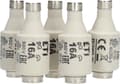 ETI DII-säkringar 16A tröga 500V, 25-pack keramiska smältsäkringar för kortslutningsskydd i elcentral