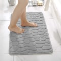 Miniatyrbillede 5 af 5: IC Memory Foam Bademåtte Skridsikker Bademåtte Grå