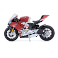 Pikkukuva 5 / 5: IC Ducati Panigale V4S moottoripyörä malli leluauto simulaatio metalli moottoripyörä koriste