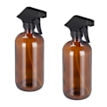 Miniatyrbillede 1 af 5: Sæt med 2 500 ml glas sprayflasker (brun)