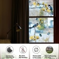 Pikkukuva 3 / 5: IC 2 set Statiskt fönster Clings Spring Flower Bird Butterfly Window