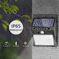 Miniatyrbild 2 av 5: 4 st Solcellslampa för Trädgård Vägglampa PIR Rörelsesensor Väggsäkerhet Utomhus Vattentät Lampa 2-pack