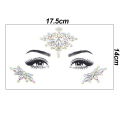 Miniatyrbilde 2 av 5: IC Face Gems, 1 bit strass Face Stickers, Självhäftande ansikte style 5
