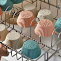 Miniatyrbild 5 av 5: IC 12/24st Rundt bröd Silikonbricka Tårtform Bakeware Form Kitch 24PCS