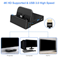 Pikkukuva 5 / 5: IC-dockningsstation för Switch Laddningsdocka 4K HDMI TV-adapter 48*36*21mm