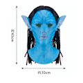 Miniatyrbilde 4 av 4: IC Halloween-maske latex-hodeplagg lysende samme Avatar-hodeplagg rollespill bardans COS (kvinnelige modeller)