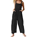 Miniatyrbillede 1 af 4: IC Casual Jumpsuits til kvinder Løse Rompers Justerbare stropper Brede benoveraller med lommer PQ2