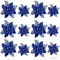 Miniatyrbilde 1 av 5: IC 12 stk julsimuleringsblomst, julstjerne julblomst,