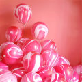 Miniatyrbilde 1 av 5: IC Røde Tie Dye Ballonger 30 STK 12 Tommer Agat Marmor Latex Swirl Ballonger For Tie Dye Fødselsdagsfest Tilbehør, Candyland