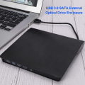 Pikkukuva 2 / 5: IC USB 3.0 DVD-asema Ulkoiset optiset asemat Kotelo SATA USB musta