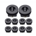 Miniatyrbillede 2 af 5: IC Sort 10 stk Universal Bil Fod Pad Spænde Bil Modificering Tilbehør Fod Pad Spænde