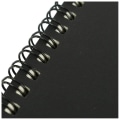Miniatyrbillede 3 af 4: IC Retro Kraft Coil Sketch Skissbøger Blank Notebook Notebook Skoleartikler sort og hvid