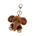 Miniatyrbillede 2 af 2: Plys elefants nøglering hængende dukke nøglering hængende pynt til taske Bilnøgle (kaffe) IC