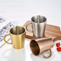 Pikkukuva 4 / 5: IC 300 ml dubbelväggig vattenkopp för hemmagjorda drycker, rostfritt stål Rose Gold