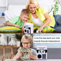 Miniatyrbillede 5 af 5: IC 1-pak elektronisk sparegris, tegnede kode pengeautomat børnesparegris, sød animeret panda, automatisk rullefunktion, sjove legetøj til børn