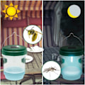 Miniatyrbild 5 av 5: IC Flug-, geting- och myggfälla; Bug Catcher, bålgetingar; Solcellsdriven med LED-ljus - Set om 4